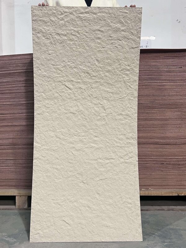 Durable and Healthy Environmentally Friendly Fireproof Soft Porcelain Beige Hairy Granite