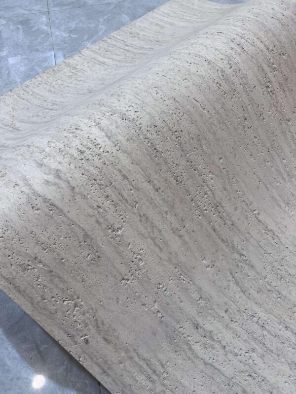 Light and Thin Water Repellent Breathable Fireproof Soft Porcelain Roman White Travertine - Image 3