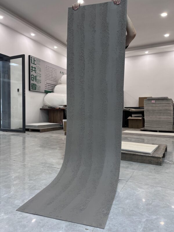 Durable Freeze-Thaw Resistant Decorative Strong Fireproof Soft Porcelain Gray Coarse Rammed Earth
