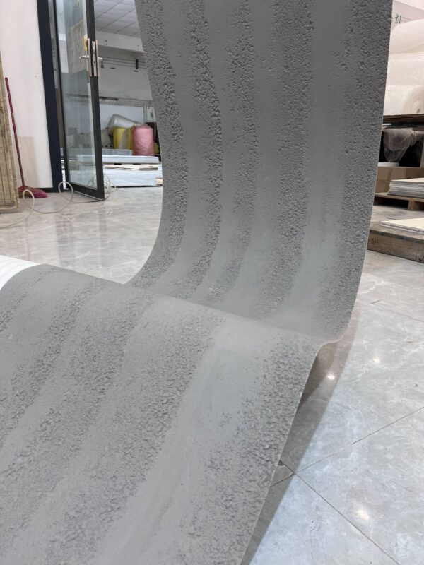 Durable Freeze-Thaw Resistant Decorative Strong Fireproof Soft Porcelain Gray Coarse Rammed Earth - Image 4