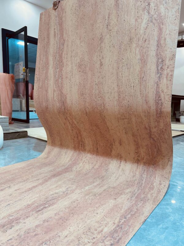Resistant Environmentally Friendly Soft Porcelain Simulation Danxia Red Travertine