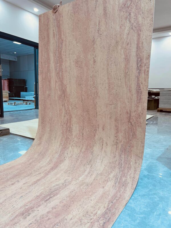 Resistant Environmentally Friendly Soft Porcelain Simulation Danxia Red Travertine - Image 2