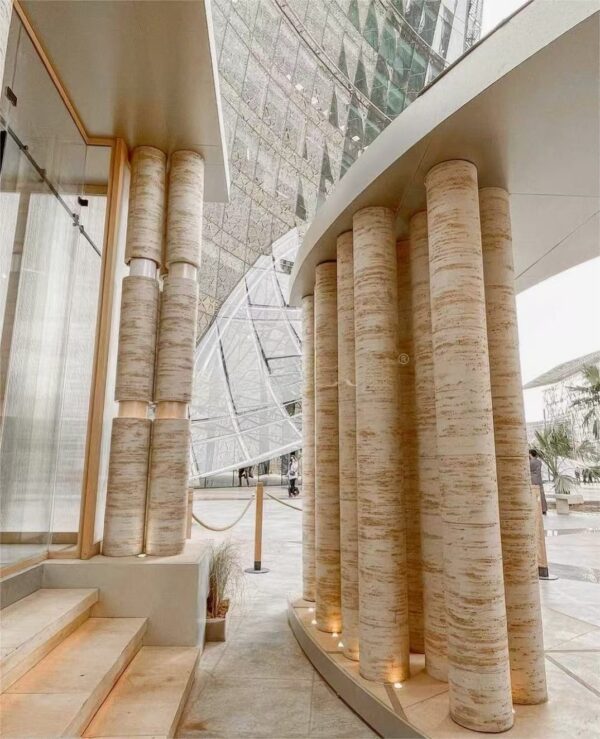 Fireproof, Durable, Light Weight and Flexible Simulation Gilt Cave Stone - Image 3