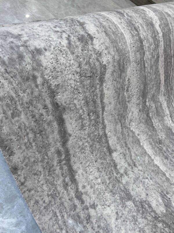 Fire-Resistant Environmentally Friendly Soft Porcelain Simulation Glacier Gray Travertine - Image 2