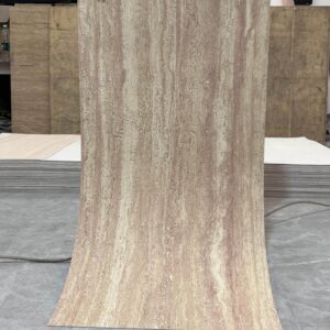 Soft Porcelain Stain Resistant Self Cleaning Fire Retardant Roman Yellow Cave Stone